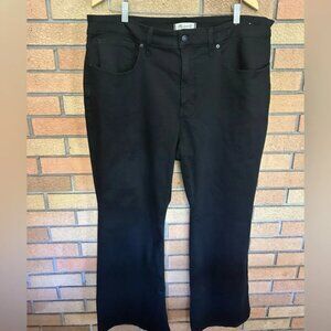 Madewell Black Curvy Skinny Flare Jeans Size 22W Plus Size NWOT